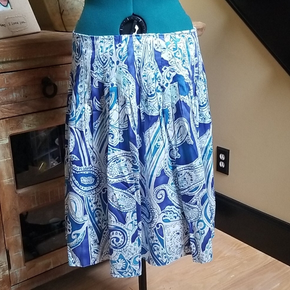 Ralph Lauren Dresses & Skirts - Ralph Lauren Paisley A - Line Skirt - SZ 8